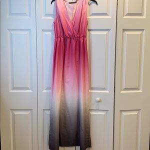 The Limited size small ombré dress
